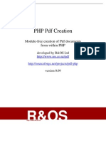 PDF Creation with PHP