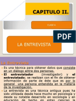 4.- Cap. II. Entrev. y Enc.