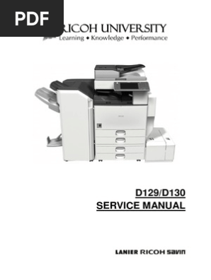 Aficio 4002 5002 D129 D130 Service Manual Pdf Image Scanner Photocopier