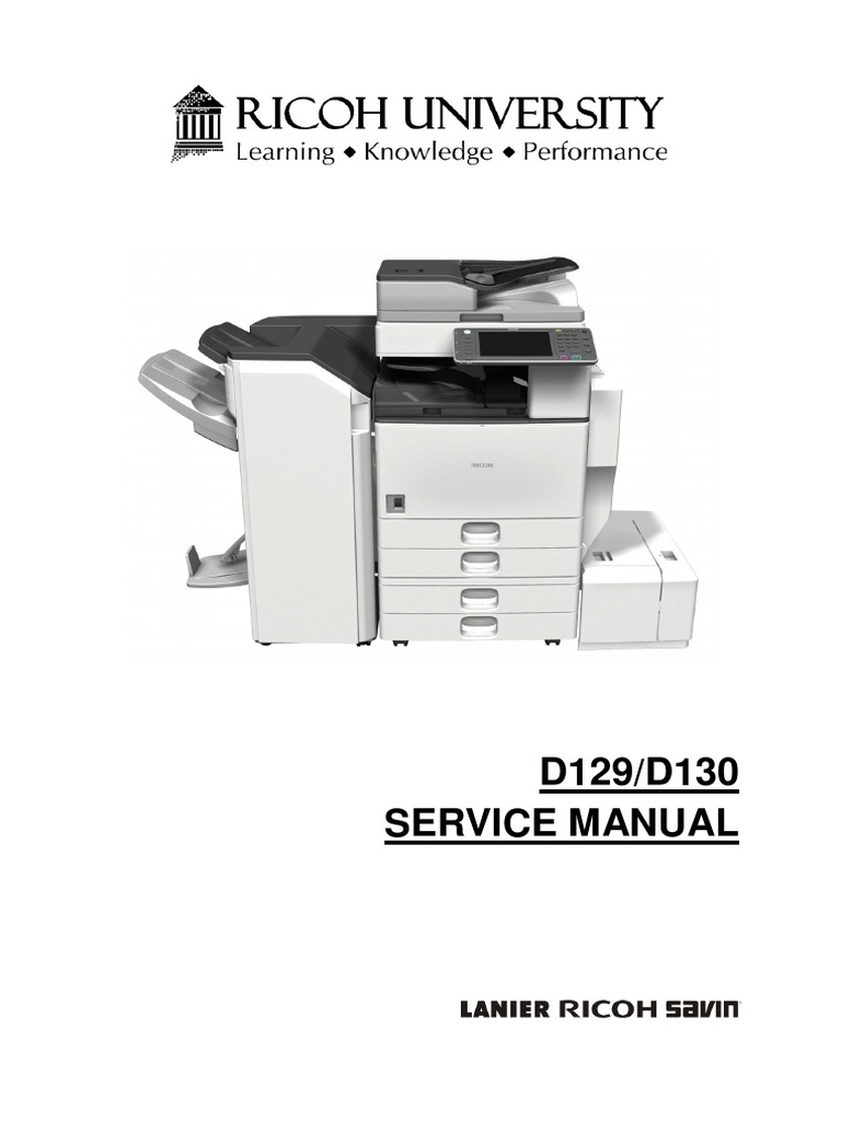 Aficio 4002-5002 D129/D130 SERVICE MANUAL | Image Scanner | Battery