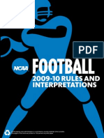 NCAA Rule Book