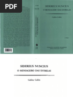 Galileu Galilei Sidereus Nuncius, O Mensageiro Das Estrelas[1]