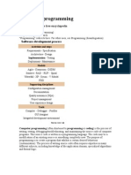 Computer Programming: Software Development Process