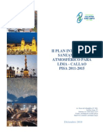 II Plan Integral de Saneamiento Atmosferico para Lima y Callao PISA 2011 2015