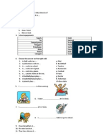 Latihan Soal Bahasa Inggris Kelas 2 SD