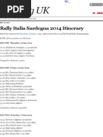 Download Rally Italia Sardegna 2014 Itinerary in UK Times by Rallying UK SN227516185 doc pdf