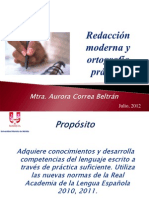 Presentación Redacción Moderna y Ortografía Práctica PDF