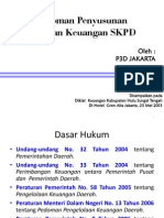 Pedoman Penyusunan Laporan Keuangan SKPD