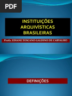 Instituições arquivísticas