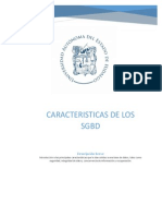 Caracteristicas SGBD