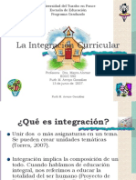 La Integración Curricular