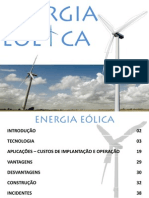 Análise da energia eólica: tecnologia, aplicações, vantagens, desvantagens e aspectos socioambientais