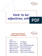UD1 - 2 - Verb 'To Be' Articles