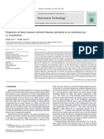 Properties of Dairy-manure-Derived Biochar Pertinent To Its Potential Use