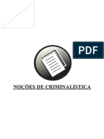 Noções de Criminalística: conceitos e métodos de investigação