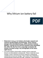 Why Lithium Ion Battery Fail