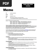 13-14 Midterm-Final Exam Semester 1 Bell Schedule Memo