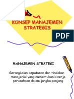 Konsep Manajemen Strategis