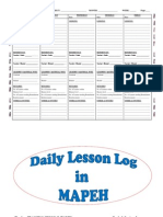 Daily Lesson Log (DLL)