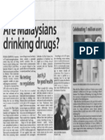 Are Malaysians Drinking Drugs
