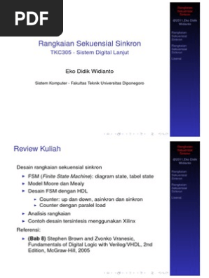 Pengertian Rangkaian Sekuensial Sinkron Pdf