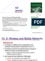 Wireless and Mobile Networks: Computer Networking: A Top Down Approach