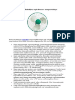 Download Jenis jenis kerusakan Pada kipas angin dan cara memperbaikinyadocx by purwakerta SN227546607 doc pdf
