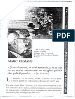 Marc Eemans in Dixformes-Informes No. 9, Septembere 1998