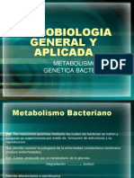 Metabolismo y Genetica Bacteriana (3ra - Clase)
