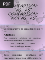 Comparison: "AS AS" Comparison: "Not As As"