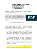 Lista de Precios Medio Mayoreo Agosto 2011