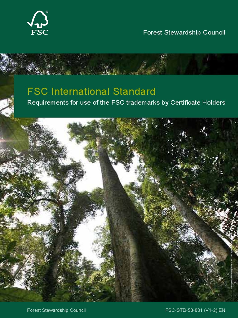 FSC STD 50 001 - V1 2 | PDF | Forest Stewardship Council | Trademark