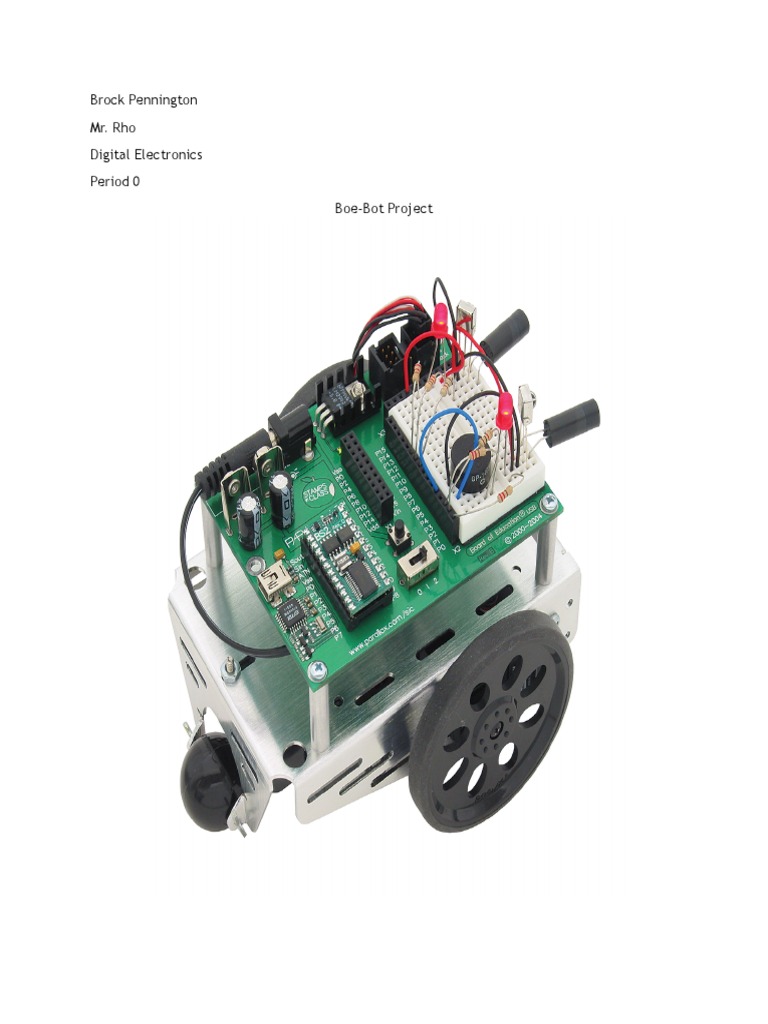 Boe-Bot Programming Project Insights | PDF | Art