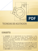 Tecnicas de Acotacion