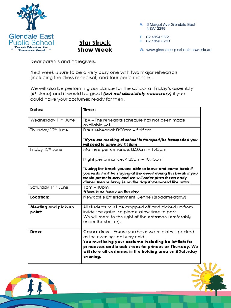 Star Struck Show Week Details 2014 | PDF