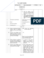 Tax Audit Checklist: Clause Clauses Under Form 3CD Step Recommended WP Ref by