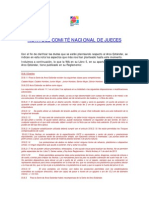 Nota del comité nacional de jueces sobre el arco estándar