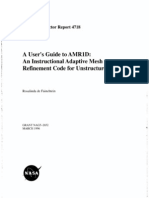 NASA Contractor Report 4718 User Guide to AMR1D Code