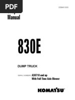 830 E Serie A30710 and Up, Shop Manual