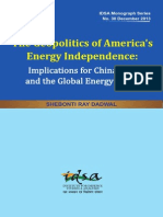 The Geopolitics of America_s Energy Industry - Implications for India