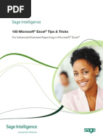 Download Sage Intelligence 100 Ms Excel Tips and Tricks by smartysus SN227573197 doc pdf