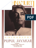 Pupul Jayakar - Krishnamurti. A Biography