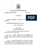 Legea Insolventei PXL 90 Din 2014 Aprobat de Camera Deputatilor