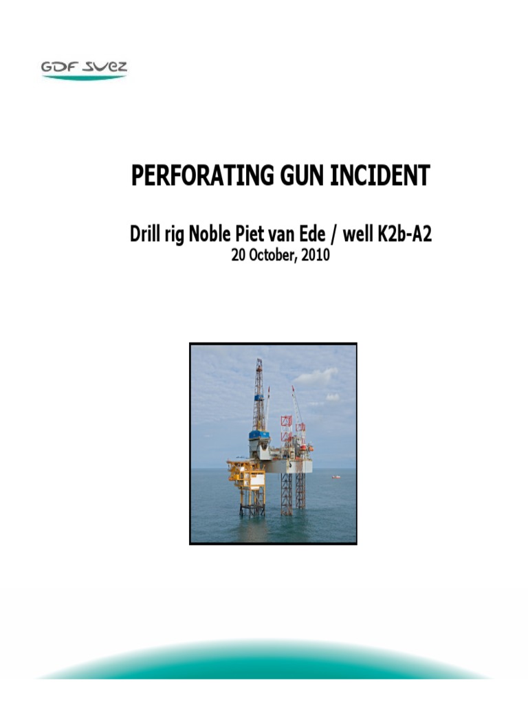 Safety Perforation Gun Incident | PDF | Drilling Rig | Nature