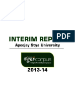 Apeejay Stya University Interim Report