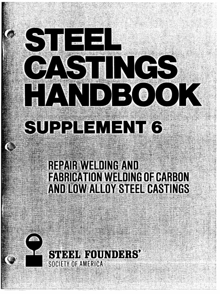 Steel Casting Handbook PDF