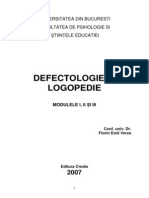 Defectologie Si Logopedie E.verza