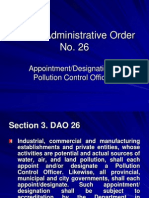 PCO DAO 26 - 92 Requirements