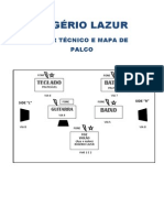 Rogério Lazur - Rider Técnico e Mapa de Palco