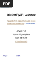 VOIP Overview and Signaling For MSU